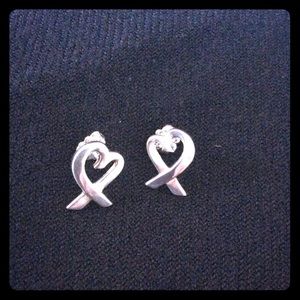 Tiffany & Co Paloma Picasso Loving Heart Earrings.